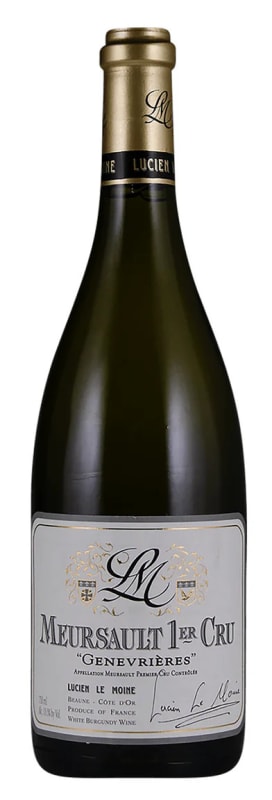 Lucien Le Moine Meursault Genevrieres Premier Cru 2022 Front Bottle Shot
