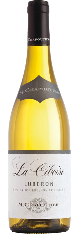 M. Chapoutier Luberon La Ciboise Blanc 2024 Front Bottle Shot