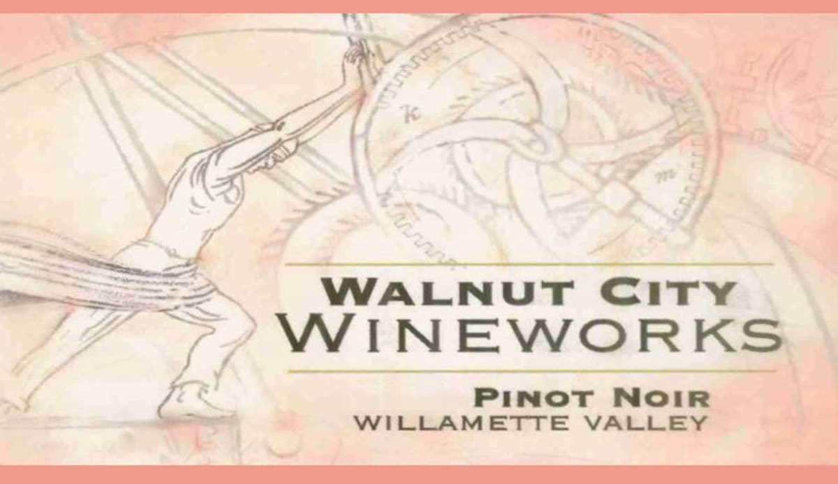Walnut City Wineworks Pinot Noir 2002 Front Label