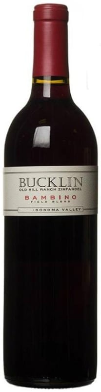 Bucklin Bambino Old Hill Ranch Zinfandel 2015 Front Bottle Shot
