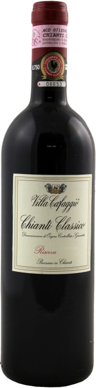 Cafaggio Chianti Classico Riserva 2016 Front Bottle Shot