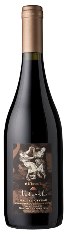 Tikal Natural Organic Red Blend 2021 Front Bottle Shot