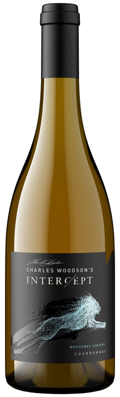Charles Woodson's Intercept Chardonnay 2022 Front Bottle Shot