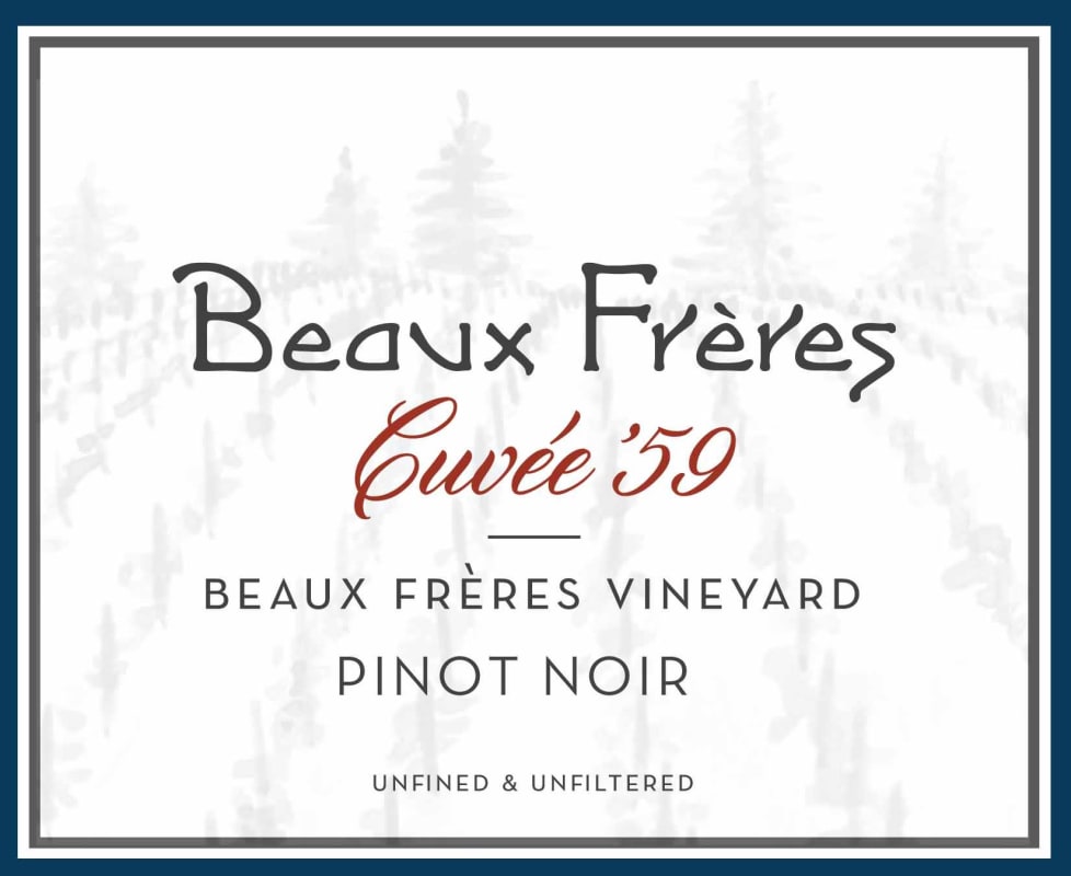 Beaux Freres Cuvee 59 Pinot Noir 2014 Front Label