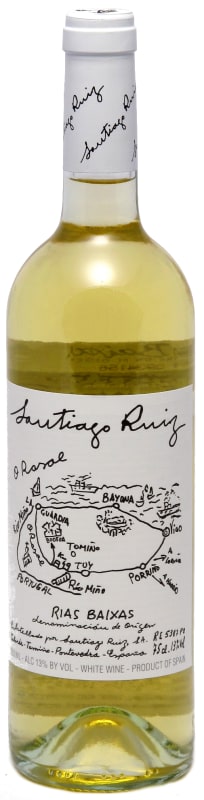Santiago Ruiz Albarino Blend 2015 Front Bottle Shot