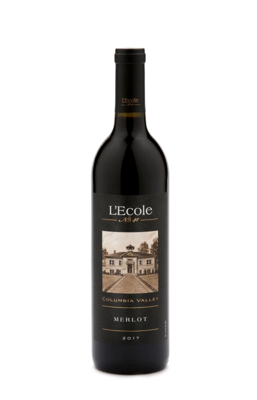 L'Ecole 41 Columbia Valley Merlot 2017 Front Bottle Shot