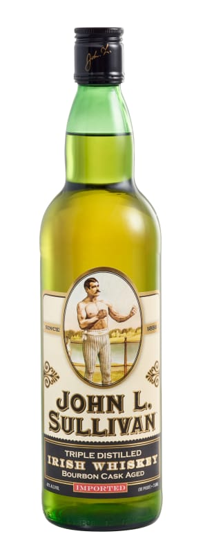 John L. Sullivan Irish Whiskey Front Bottle Shot