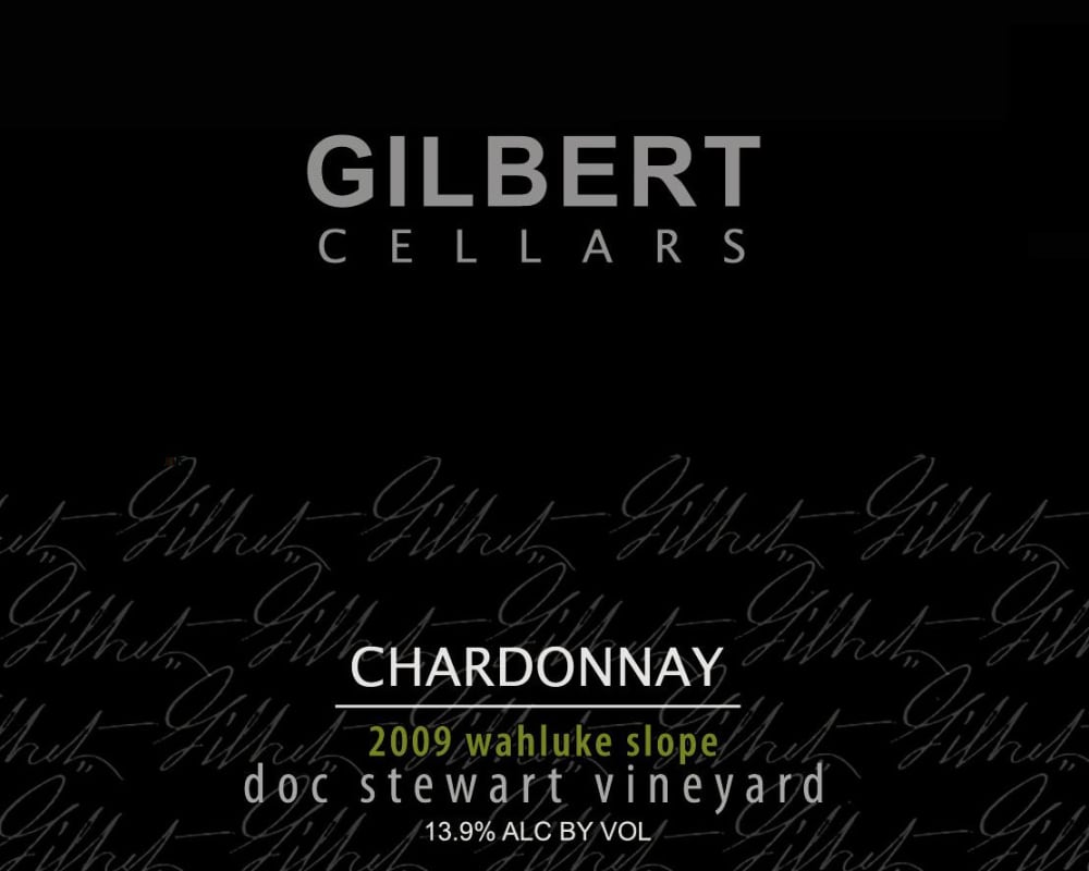 Gilbert Cellars Doc Stewart Vineyard Chardonnay 2009 Front Label