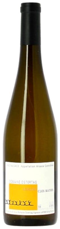 Ostertag Clos Mathis Riesling 2021 Front Bottle Shot