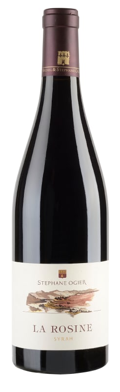 Stephane Ogier La Rosine Syrah 2022 Front Bottle Shot