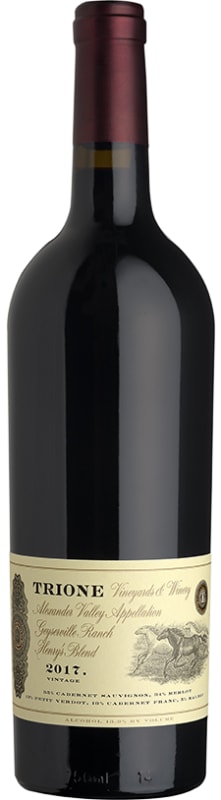 Trione Henry's Blend 2017 Front Bottle Shot