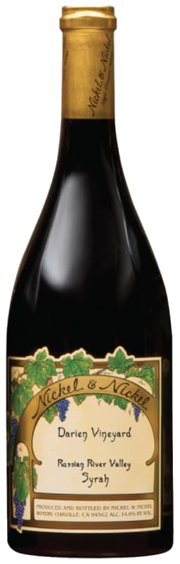 Nickel & Nickel Darien Vineyard Syrah 2003 Front Bottle Shot