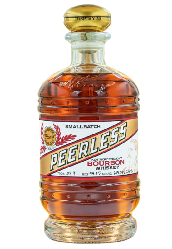 Peerless Small Batch Kentucky Bourbon Whiskey Front Bottle Shot