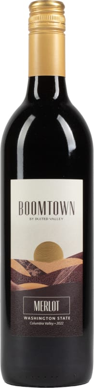 Boomtown by Dusted Valley Merlot 2022 Front Bottle Shot