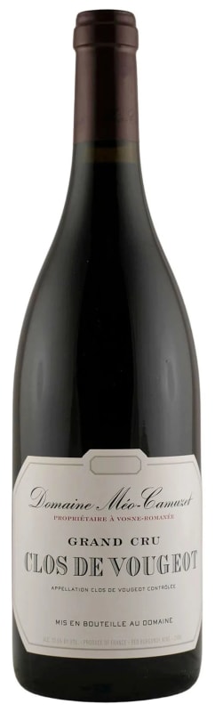 Domaine Meo-Camuzet Clos de Vougeot Grand Cru 2022 Front Bottle Shot
