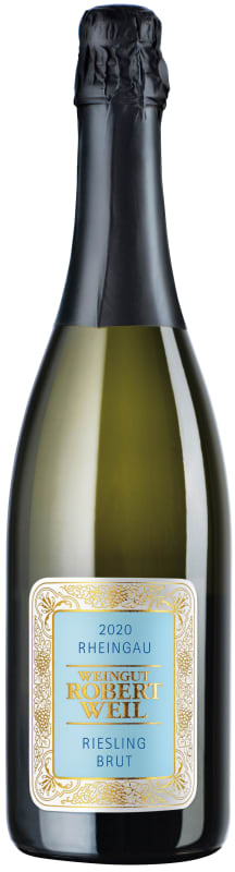 Robert Weil Rheingau Riesling Brut Sekt 2020 Front Bottle Shot