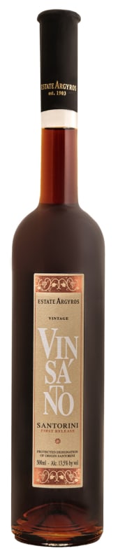 Estate Argyros Vinsanto First Release (500ML) 2015 Front Bottle Shot