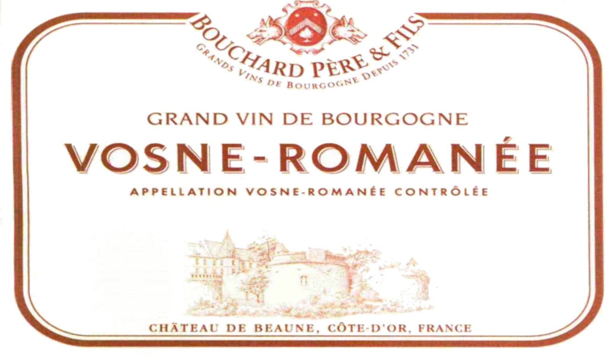 Bouchard Pere & Fils Vosne-Romanee Rouge 2010 Front Label