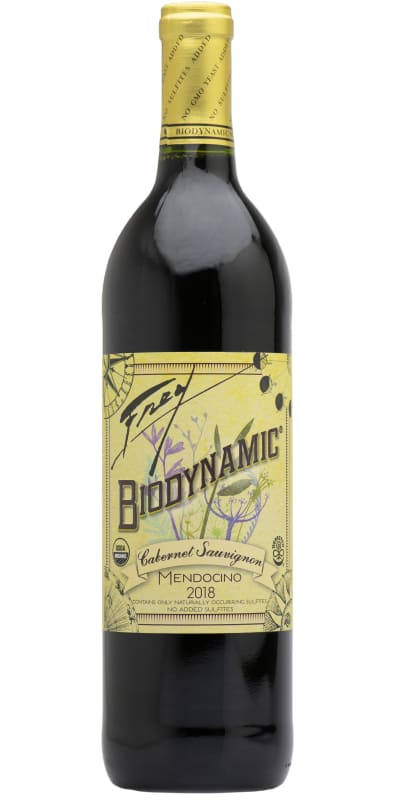 Frey Biodynamic Cabernet Sauvignon 2018 Front Bottle Shot