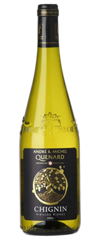 Andre & Michel Quenard Chignin Blanc Vieilles Vignes 2022 Front Bottle Shot