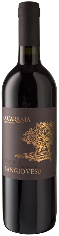La Carraia Umbria Sangiovese 2022 Front Bottle Shot