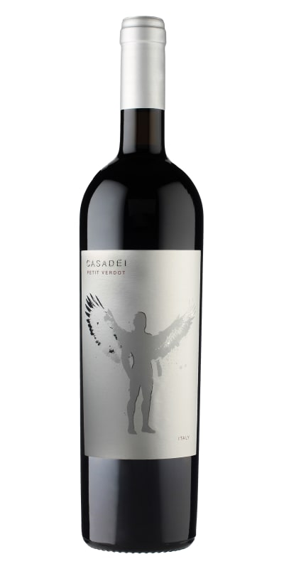 Casadei Petit Verdot 2014 Front Bottle Shot