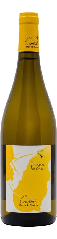 Domaine Curtet Tonnerre de Gres Blanc 2020 Front Bottle Shot