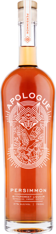 Apologue Persimmon Liqueur Front Bottle Shot