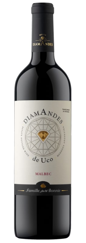 Bodega DiamAndes Uco Malbec 2020 Front Bottle Shot