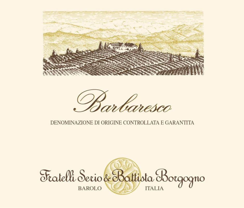 Serio & Battista Borgogno Barbaresco 2014 Front Label