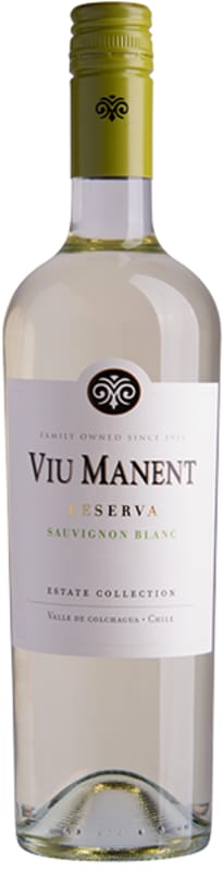 Viu Manent Reserva Sauvignon Blanc 2021 Front Bottle Shot