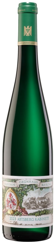 Maximin Grunhaus Abtsberg Riesling Kabinett 2023 Front Bottle Shot