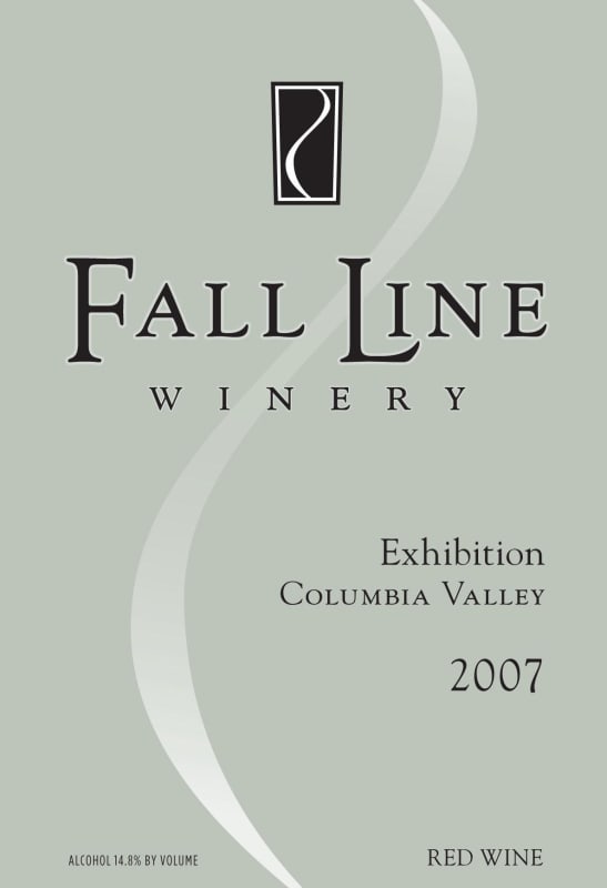 Fall Line Winery Exhibition Red 2007 Front Label