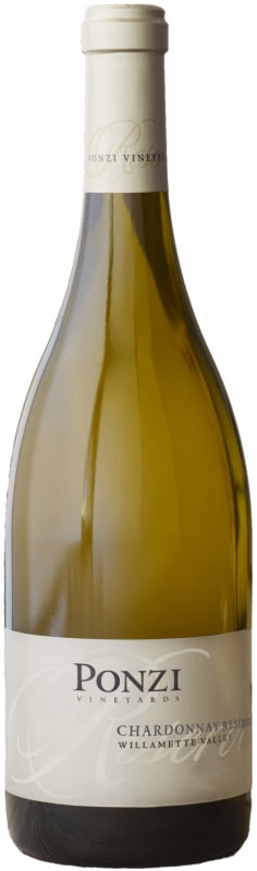 Ponzi Willamette Valley Reserve Chardonnay 2015 Front Bottle Shot