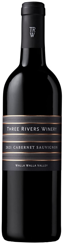 Three Rivers Columbia Valley Cabernet Sauvignon 2021 Front Bottle Shot