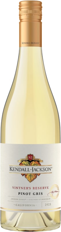 Kendall-Jackson Vintner's Reserve Pinot Gris 2021 Front Bottle Shot