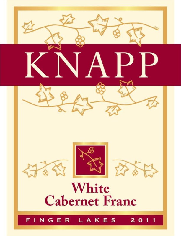 Knapp Vineyards White Cabernet Franc 2011 Front Label