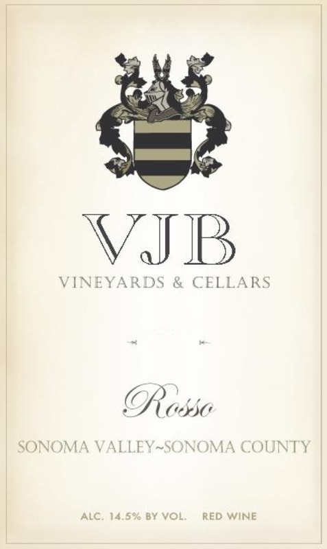 VJB Vineyard & Cellars Rosso 2014 Front Label