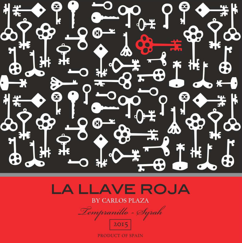 Bodegas Carlos Plaza Extremadura La Llave Tempranillo - Syrah 2016 Front Label