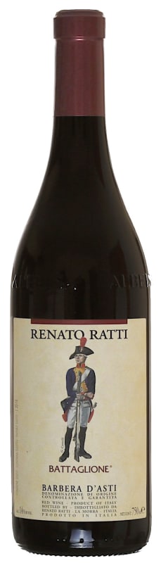 Renato Ratti Barbera d'Asti Battaglione 2018 Front Bottle Shot