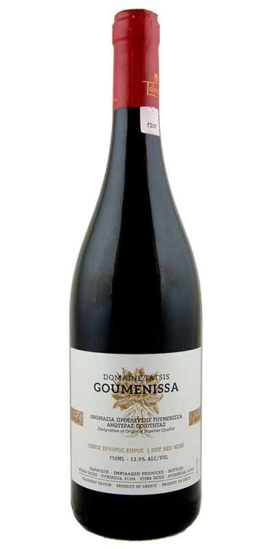 Domaine Tatsis Xinomavro Goumenissa 2009 Front Bottle Shot