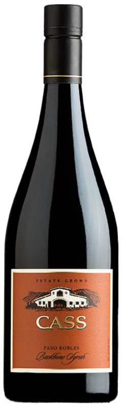 Cass Winery Backbone Syrah 2016 Front Bottle Shot