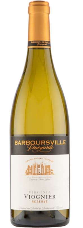 Barboursville Reserve Viognier 2021 Front Bottle Shot