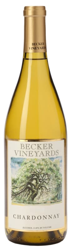 Becker Vineyards Chardonnay 2019 Front Bottle Shot