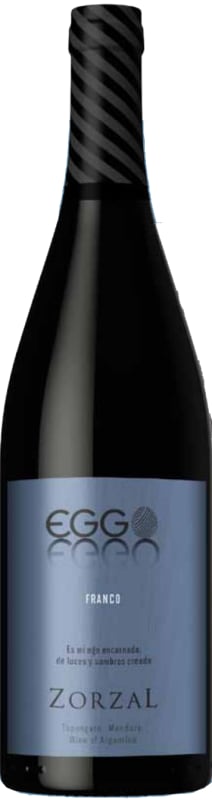 Zorzal Eggo Franco Cabernet Franc 2019 Front Bottle Shot