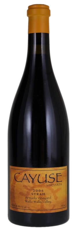 Cayuse Armada Syrah (slightly torn label) 2006 Front Bottle Shot