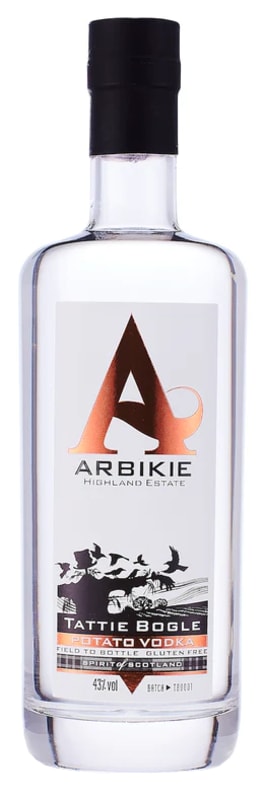 Arbikie Tattie Bogle Potato Vodka Front Bottle Shot