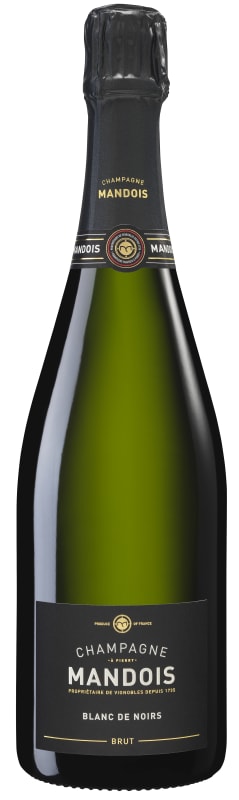 Champagne Mandois Blanc de Noirs Brut 2018 Front Bottle Shot