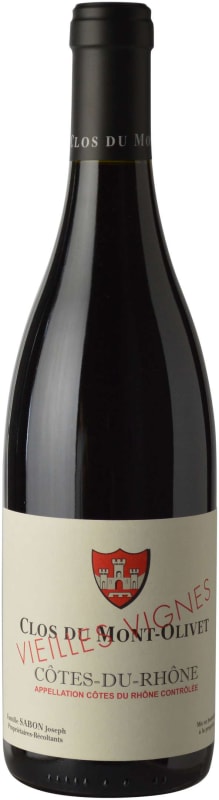 Clos du Mont Olivet Cotes-du-Rhone Vieilles Vignes 2024 Front Bottle Shot