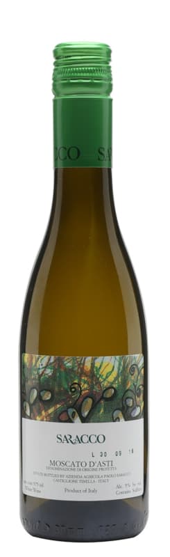 Saracco Moscato d'Asti (375ML half-bottle) 2020 Front Bottle Shot